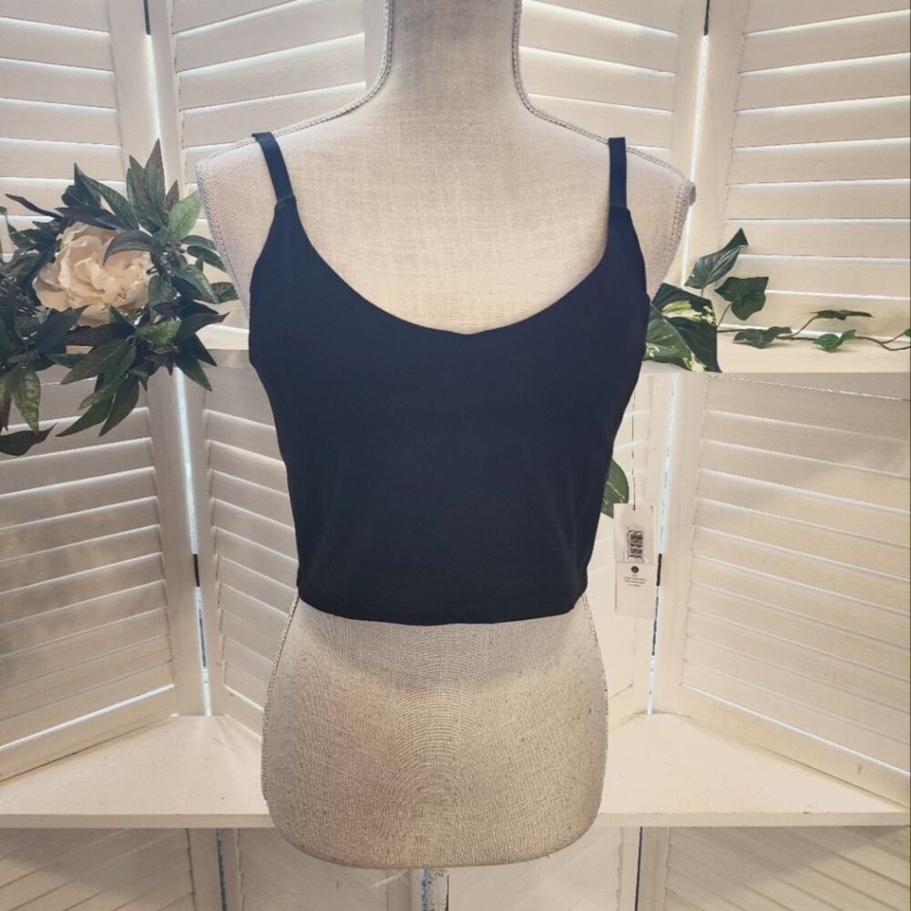 CALVIN KLEIN PERFORMANCE BLACK NWT SIZE MED SPORTS BRA 1255 - Picture 2 of 7